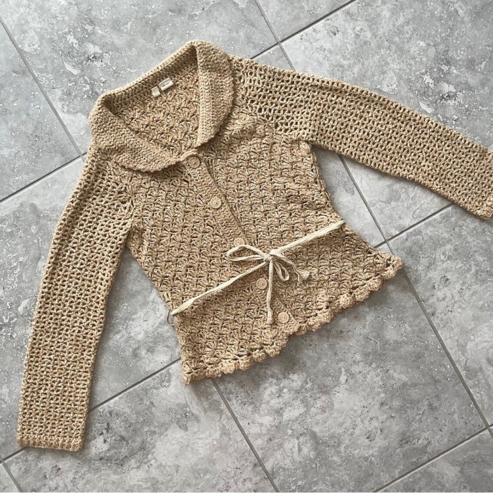 Moth Kearny Crochet Cardigan - Anthropologie